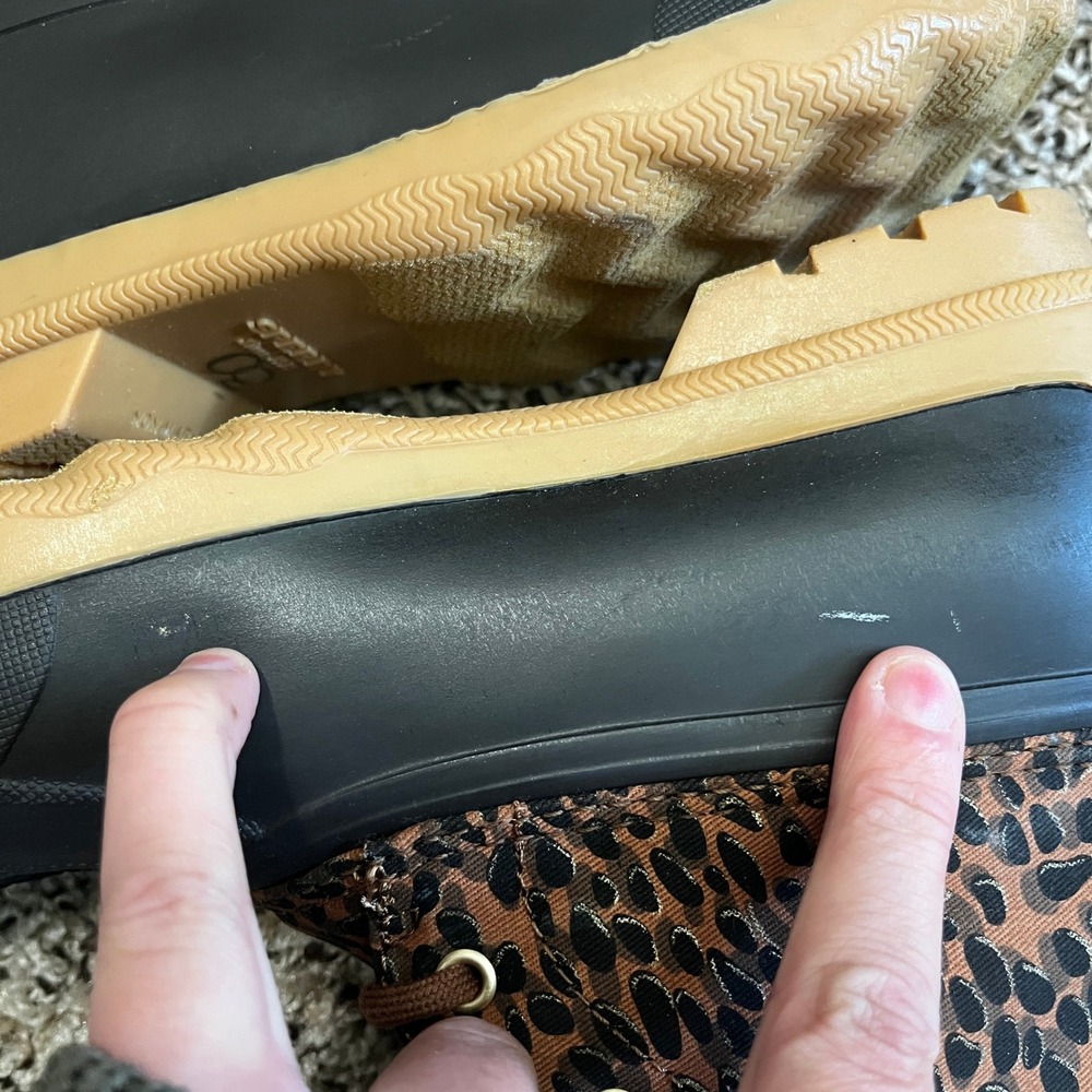 Girls Sperry Boots Animal Waterproof Size 4 - Picture 10 of 10